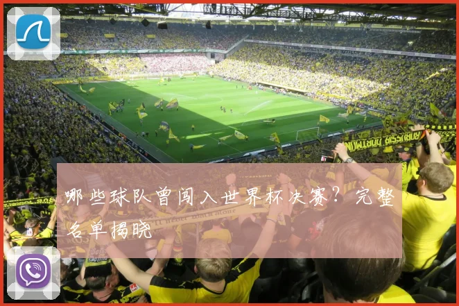 哪些球队曾闯入世界杯决赛？完整名单揭晓
